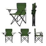Nova Green Hiking Large Camping Folding Chair - Image 5