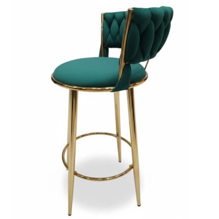 Twister Gold Bar Stool